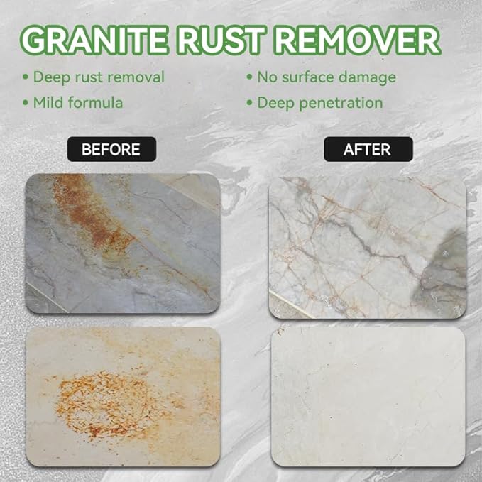 500ml Rust Stain Remover Marble Cleaner Tile Rust Remover Granite Care Agent Nature Stone Care Agent - Professional and Powerful in Removing Rust From Granite Tile and Marble