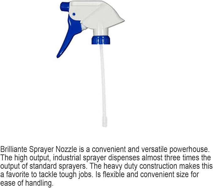 BRILLIANTÉ Crystal Chandelier Cleaner Manual Sprayer 32oz Spray Bottle &amp Gallon Refill Environmentally Safe Ammonia-Free Drip-Dry Formula Made in USA