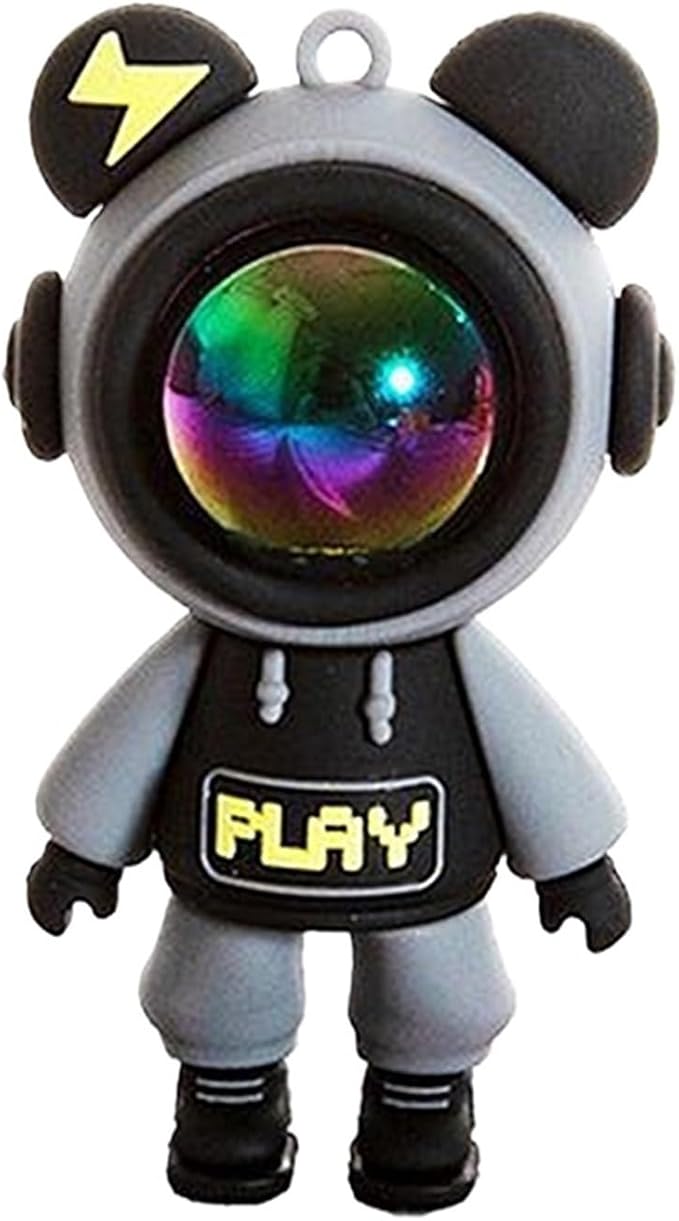 Funny Cartoon Astronaut Car Air Freshener Clip - Aromatherapy Ornament for Car Air Vents(C)