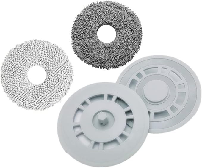 Compatible for Dreame L10s Pro Mop Plate Accessories Compatible for Dreame L10s Ultra W10s W10s Pro Mop Tray Mopping Holder Mount Spare Parts (Color : Mop2pc-xm)