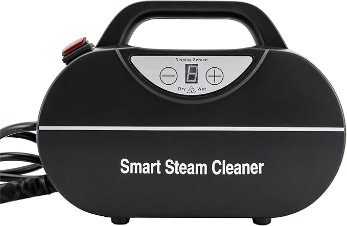 Multifunction Handheld Steam Cleaner 1800W Car Steam Cleaners for Home Use High Pressure Steam Clean Mobile Cleaning Machine Electric Portable Steamer for Cleaning (Black)