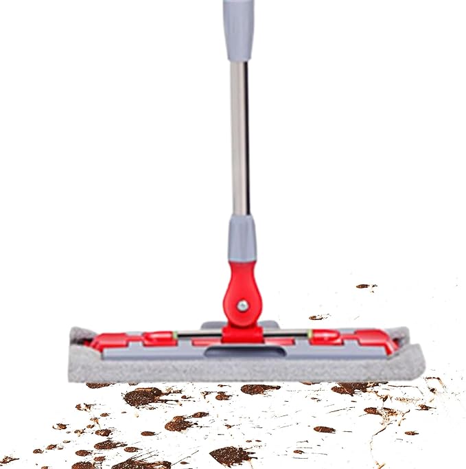 Microfiber Mops 360 Degree Rotating Quick Cleaning Tool Floor Maintenance Accessory Telescopic Handle Mop 7 Pads Kit Home Apartment Cleaner Multipurpose Floor Mop for Daily Maintenance