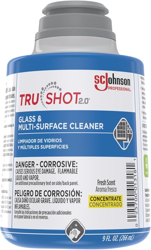 TRUSHOT 2.0 MULTI-SURFACE &amp GLASS CLEANER 9OZ 4 PACK