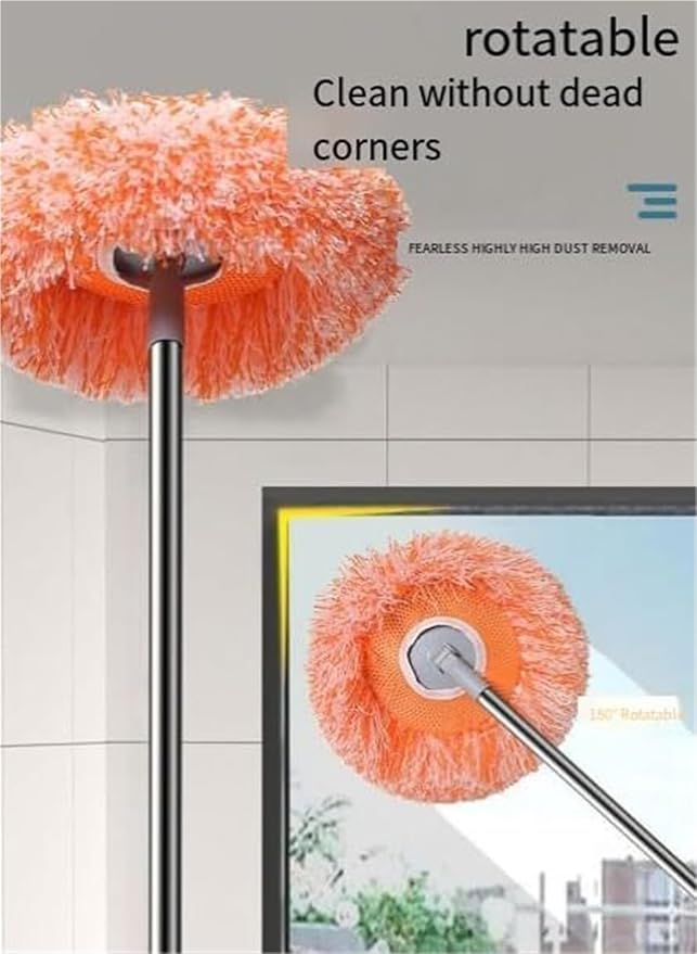 360° Rotatable Adjustable Mop with Retractable Long Handle - 2025 Upgraded Design (1 Set)(2 Set)
