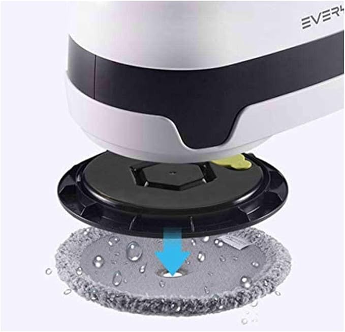 Washable Mother Yarn and Microfiber Mop Pads Compatible for EVERYBOT Edge RS700 RS500 Robot Replacement Accessory (Color : 12pcs)