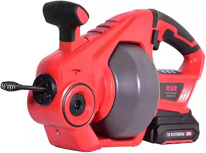 Professional Sewer Toilet Clogged Cleaning Tool Electric Pipe Unclogger Portable 3/4-2 Pipe Dredging Machine Drain Cleaner