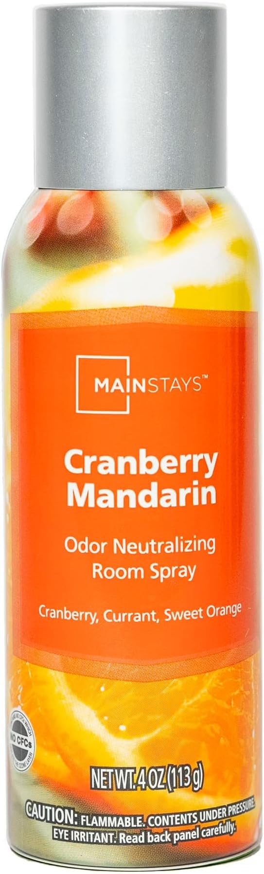 Mainstays Odor Neutralizing Room Spray 1 Cranberry Mandarin Air Freshner and 1 Clouds &amp Rainbows 8 oz total (2 pack)