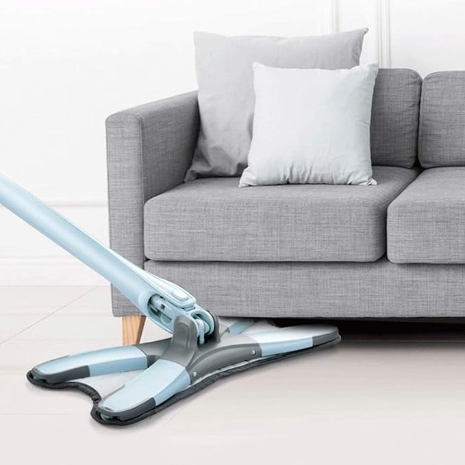 Mop Microfiber Floor Mop for Hardwood Cleaning 360 Rotating Dust Wet Mop for Home Kitchen and All Floor Surfaces