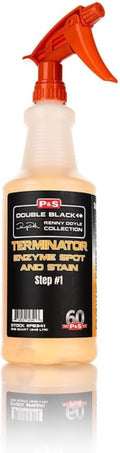 P &amp S PROFESSIONAL DETAIL PRODUCTS - Terminator Enzyme Spot and Stain Remover - Perfect for Deodorizing Removing Embedded Soils Grease Dirt and Protein-Based Stains Fresh Scent (1 Quart)