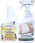 Couch Cleaner and Stain Remover Spray – Professional Strength Multi-Surface Fabric and Upholstery Cleaner – Pet-Safe Non-Toxic Quick-Drying for Couches Sofas &amp Car Interiors (combo)