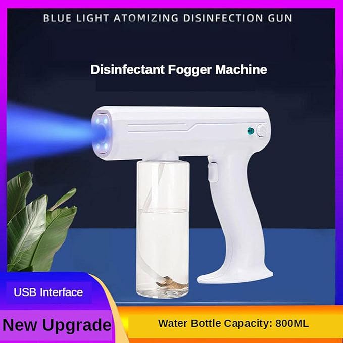 Nano Atomization Sanitizer Sprayer 800ml Disinfectant Fogger with Rechargeable Battery
