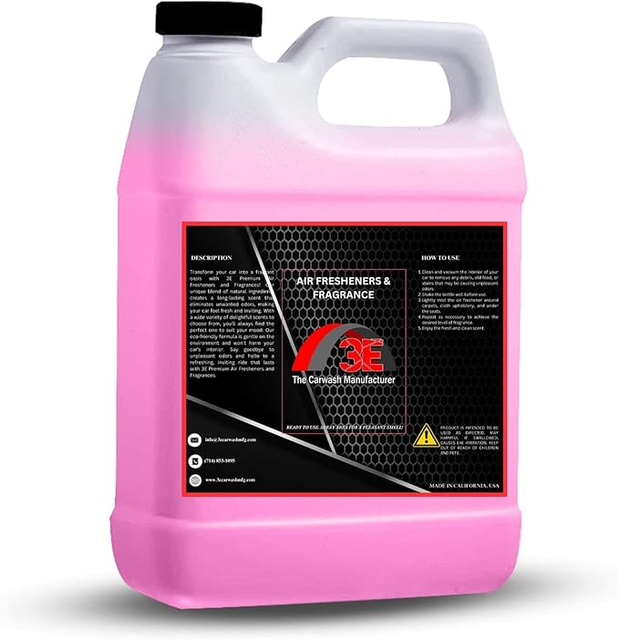 Bubblegum Fun Premium Air Freshener &amp Odor Eliminator – Long-Lasting Premium Scent Half Gallon (64 oz) Car Home Office Pet Bathroom Smoke Trash Odors Made in the USA