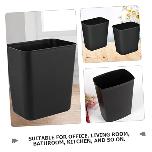 Luxshiny 2pcs Compact Trash Can Multi Use Garbage Bin for Bathroom Office and Home Stylish and Wastebasket for Easy Disposal of Household Waste