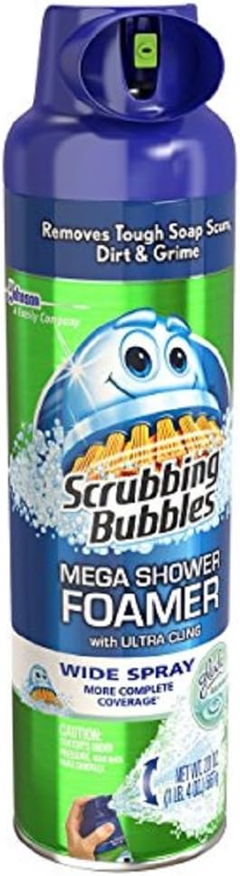 Scrubbing Bubbles Mega Shower Foamer w/Ultra Cling 3 Pack