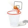 Basketball Hoop Trash Can Set (Included 1pc Wastebasket bin and 1pc Flat Free Ball) for Boys Room Decor- Christmas Gift and Birthday Gift for Boys-Garbage Can Set for OfficeBasketball Party