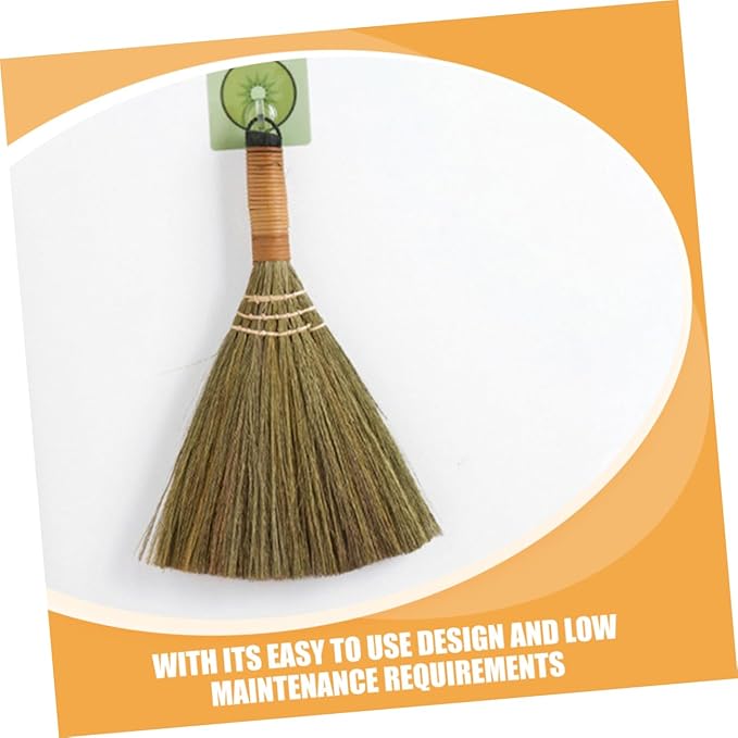 2pcs Cleaning Broom Brush for Scrubbing Dust Mop for Hardwood Floors Desktop Dust Broom Handmade Home Cleaning Tool