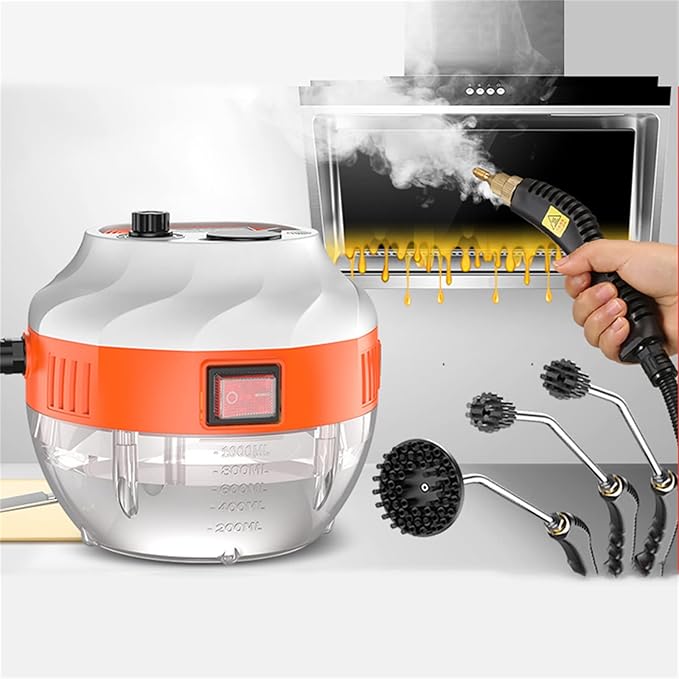 SXA Multifunction Handheld Steam Cleaner 2800W Electric High Pressure Steam Clean Mobile Cleaning Machine Power Steamer High Temperature Portable Steam CleanerWhite