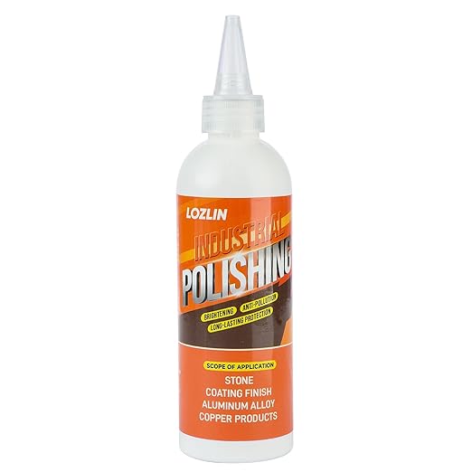 Granite Marble Quartz Polish - Stainless Steel &amp Metal Polish Paste - Mirror Finish for Countertops Furniture Stone Care &amp Renovation