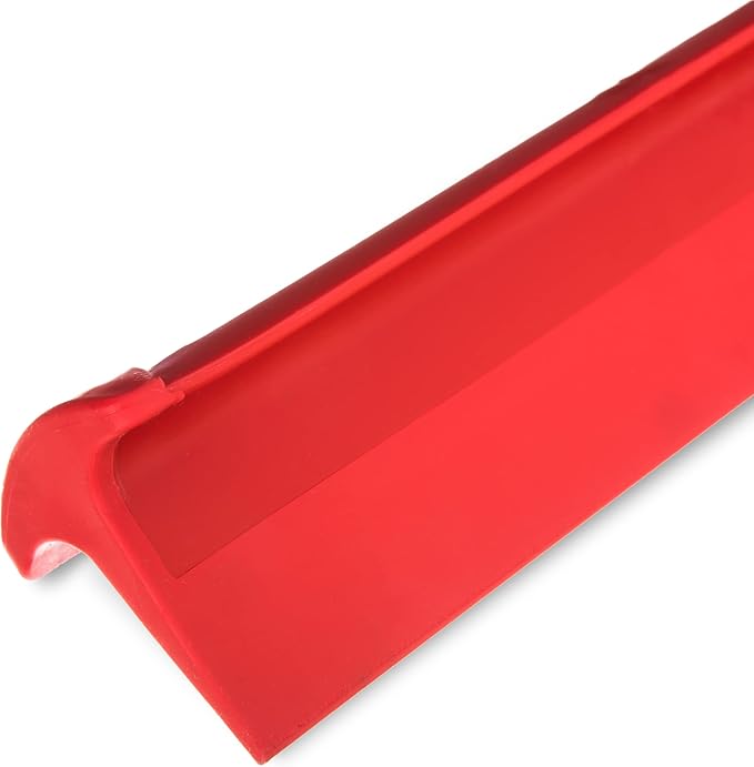 SPARTA 3656705 Plastic Floor Squeegee Shower Squeegee Heavy Duty Squeegee With Rubber Blade For Windows Glass Shower Doors Floors Windshields 20 Inches Red
