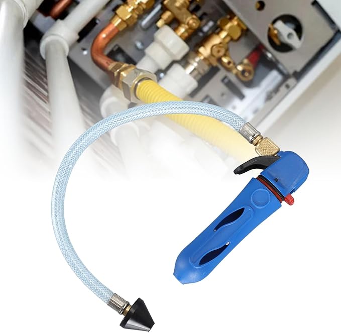 Threaded CO2 Cartridge Drain Blaster Cleaner Sturdy ABS Construction Efficient Versatile Design for AC Condensate Line with Flexible Hose