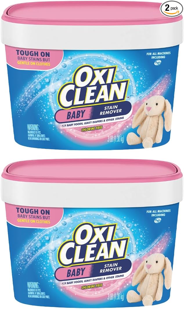 Baby Stain Fighter Soaker 3 lb Tub Baby Stain Soaker (2 Pack)