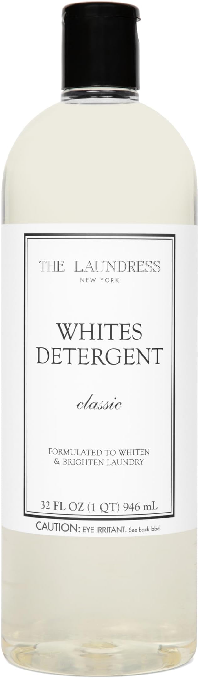 The Laundress Whites Detergent Concentrated Laundry Detergent Liquid Whiten &amp Brighten Clothes Tough on Stains Classic Scent 32 oz.