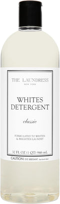 The Laundress Whites Detergent Concentrated Laundry Detergent Liquid Whiten &amp Brighten Clothes Tough on Stains Classic Scent 32 oz.