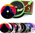 1 Piece Revyno Glow in the Dark Vinyl Record Player Car Air Freshener + 8 Album Cover Turntable Vent ClipSpinning Vinyl Record + 10 ML Essential Oil BottleMusic Lover Gift &amp Aesthetic Car Decor
