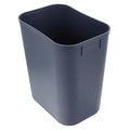 13quart Space-Saving Square Trash Can for Office Kitchen and Wastebasket for Small Spaces Easy to Clean and Maintain Gray Color
