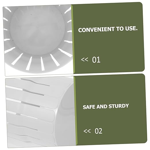 Small White Open-Top Trash Can Thickened Hollow Wastebasket Plastic Garbage Bin for Office Bedroom Home Multi-Function Waste Container