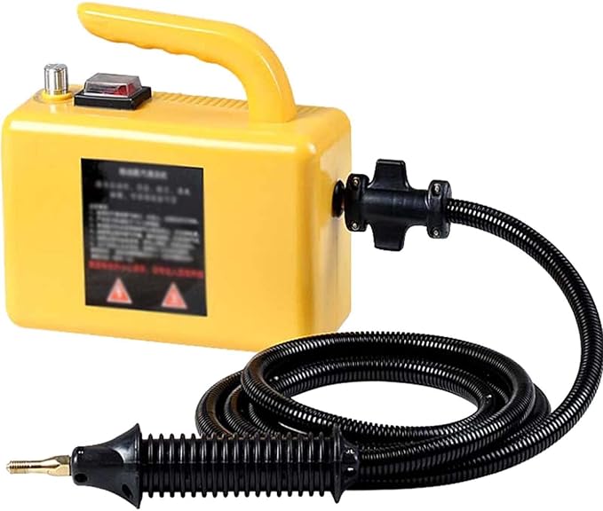 High Pressure Steam Cleaner with Nozzle2600W Steam Cleaner Portable Handheld DeviceInstant Heat and Regulated Steam DrynessHousehold Steam CleanerYellow-220V