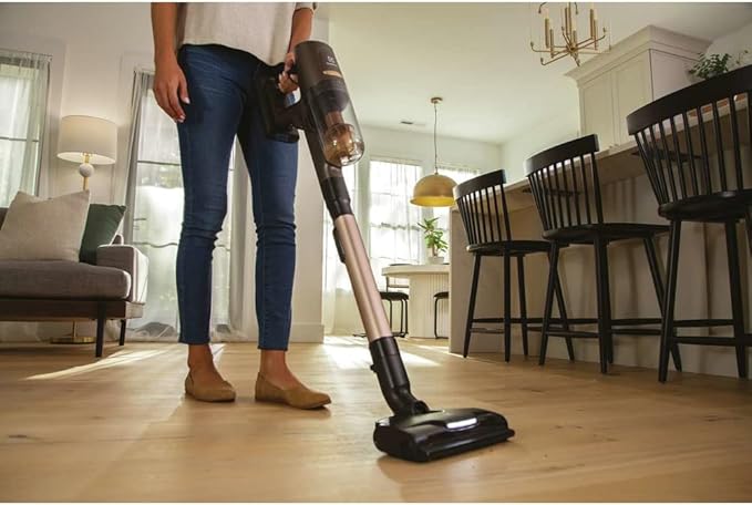 Electrolux Ultimate800 EHVS85W3AM Complete Home Lightweight Cordless Stick Vacuum Motorized Nozzles 5-Step Filtration LED Smart Display for Floors Upholstery Mattresses in Mahogany Bronze