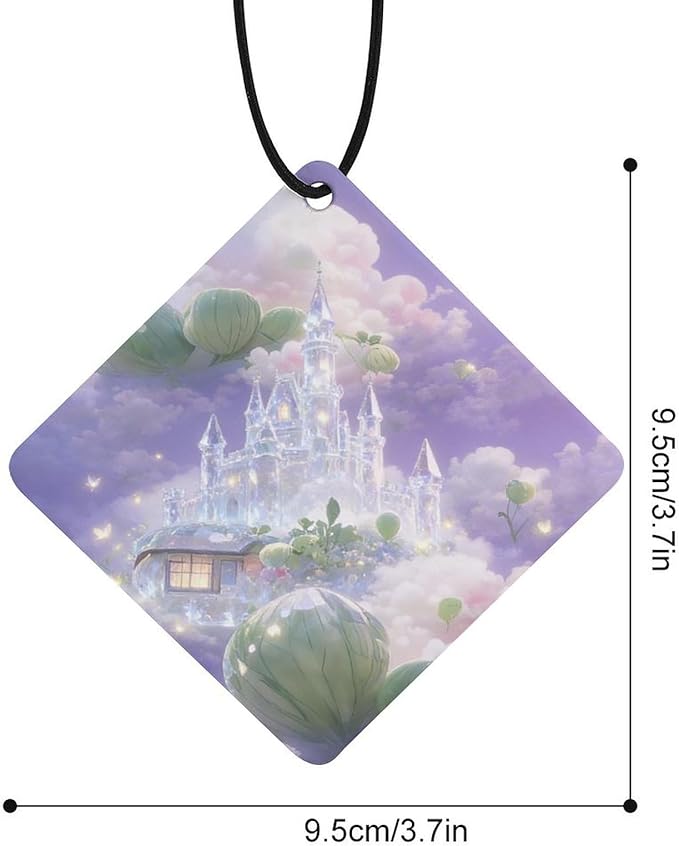 5PCS Car Air Freshener Hanging Personalized Double Sided Up Balloons Car Fresheners Long Lasting New Cars Scents Cute Automotive Freshies for Closets Drawers (tea)