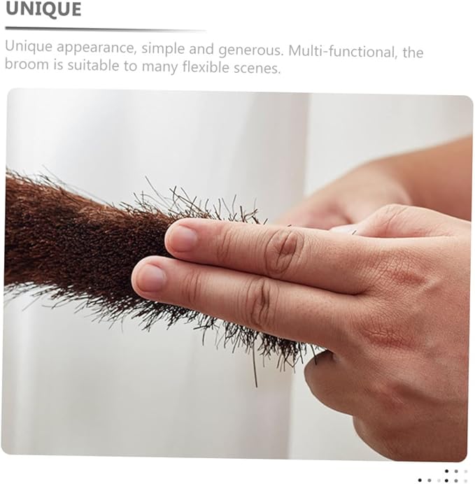 BESPORTBLE 2pcs Desktop Palm Dust Brush Ergonomic Household Broom for Easy Cleaning of Furniture Car and Hard Reach Areas