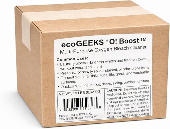 O! Boost (OXY-Boost) Multi-Purpose Oxygen Bleach Cleaner 19 Pound Bulk
