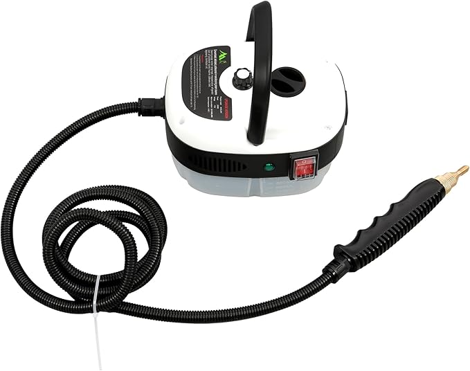 2500W Steam Cleaner Handheld 1000ml High Temp Pressurized Steam Machine 110V Portable for Car Interior Home Deep Cleaning