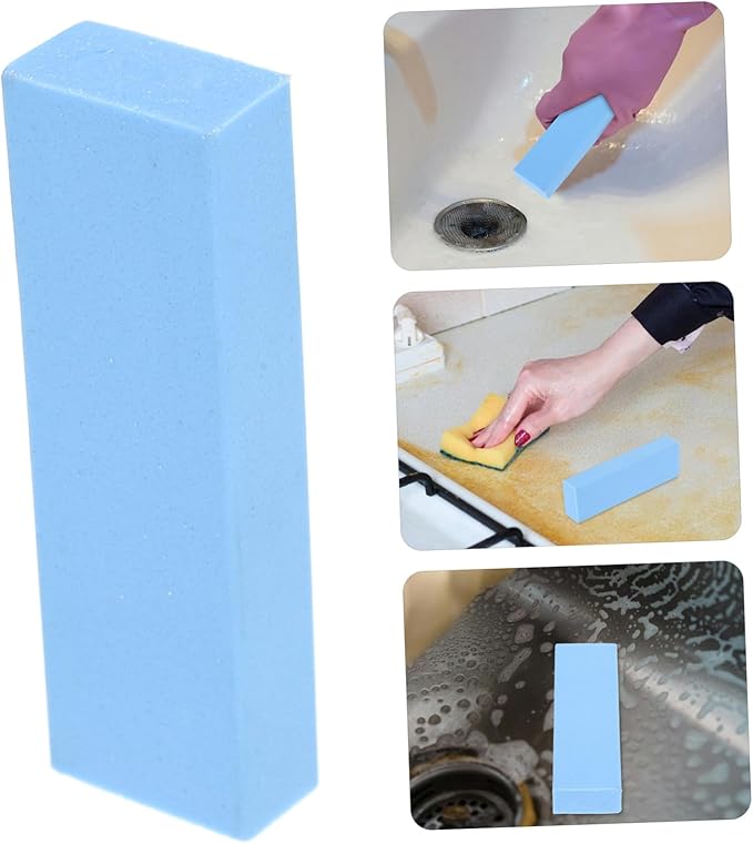 Toilet for Cleaning Limescale Remover Sandpaper Eraser Kitchen Sink Bath Tub Pool Grill Cleaner