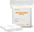 Microfiber Wipes 4x4(400 PcsClass 100 180GSM) Superfine Lint Free Cloths Cleaning and Drying Cloths Reusable Ultra Absorbent for All Surface Types