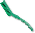 SPARTA Detail Brush Grout Brush Crevice Brush with Hanging Hole for Bathroom Kitchens Countertop Plastic 9 Inches Green (Pack of 6)