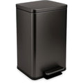 Simpli-Magic 13.2 Gallon (50L) Step Trash Can – Kitchen Garbage Can with Slow-Close Lid – Odor Control Hands-Free Easy to Clean Brushed Stainless Steel
