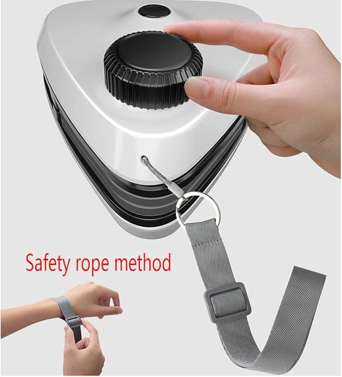 Magnetic Window Cleaner Double-Sided Magnetic Window Cleaner Glass Cleaning Brush Glass Wiper Household Cleaning Tools (B 5~26mm)