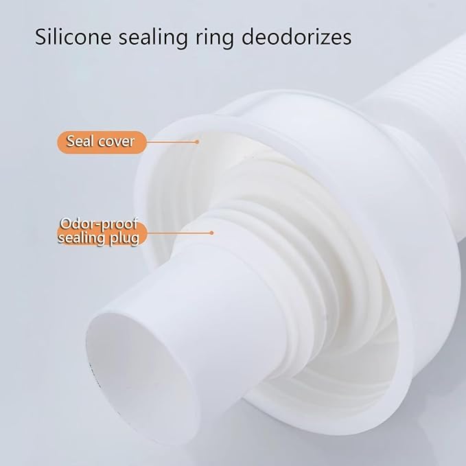 ABS Rotating Drain Pipe Prevents Odor Backflow Multifunction Not Odor For Home Hotel &amp Public Restroom Use Easy Installs
