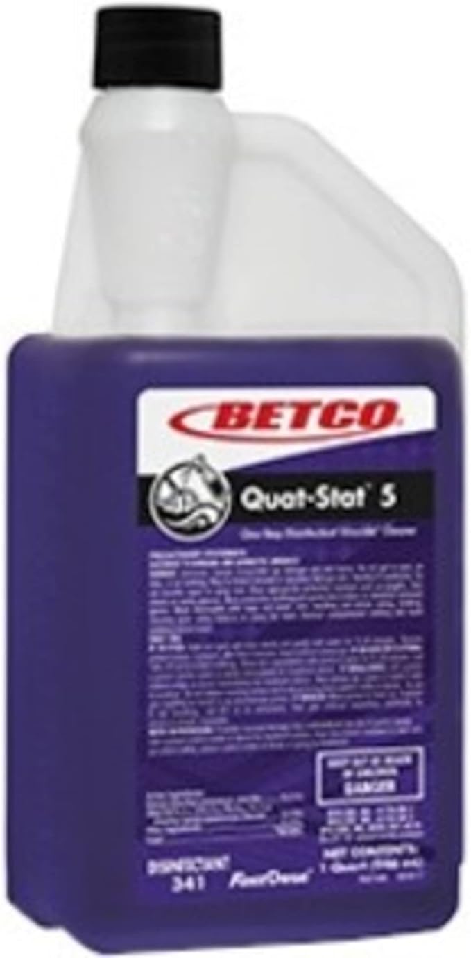 Betco® Quat-Stat 5 Concentrated Cleaning Solution 39 Oz Lavender Scent Pack Of 6