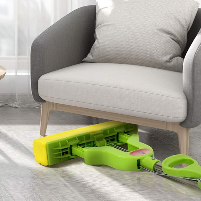 Sponge Mop Dry and Store Floor Cleaning Solution Self Lazy