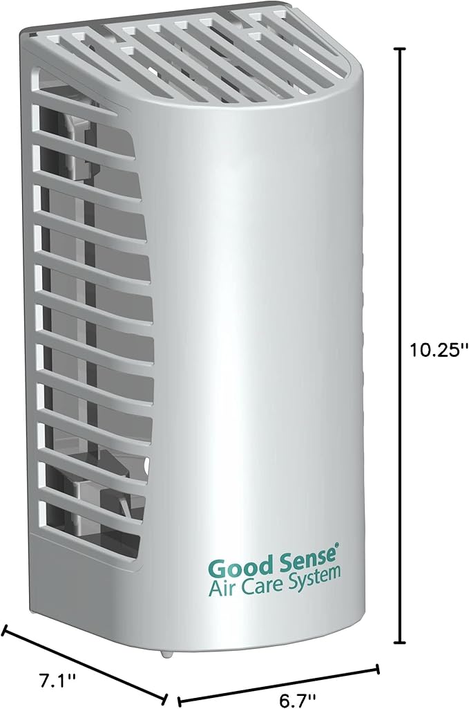 Diversey Good Sense D100910596 60 Day Air Care System Dispenser No Power Required Spill Proof Deodorizing Janitorial Wall Mount Air Freshener Cartridge Holder Pack of 6