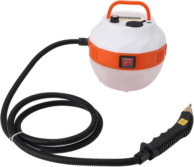2500W Handheld Steam Cleaner High Temperature Pressurized Portable Steam Machine with 3 Brush Heads for Kitchen Bathroom Living Room Car (US Plug 110V)