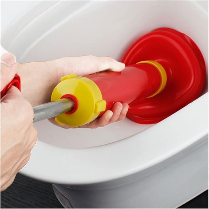 Toilet Plunger-Powerful Bathroom Clog Cleaner Toilet Sink Drain Blaster Air Pump Plunger Suction Cup Pipe Cleaning Tool