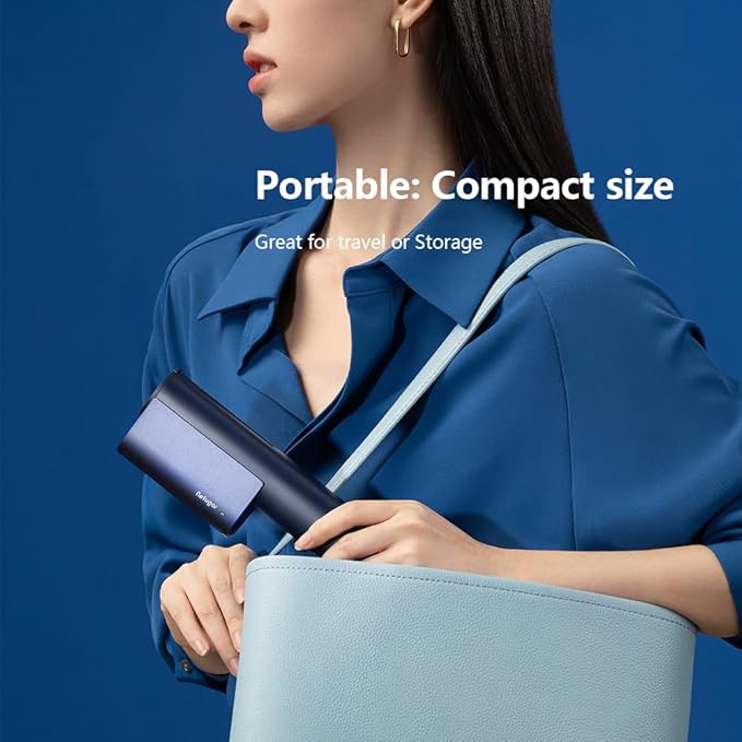 Nesugar G3 Steamer for Clothes Portable Travel Steamer Fashion Handheld Garment Steamer 0.75lbs Lightly 15s Fast Heat-up Light Mini Steam Iron for travel and home（navy blue）