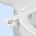 TUSHY NEW Fresh Dual Nozzle Cool Water Bidet: Ultra Slim Toilet Seat Attachment Sprayer with Luxury 2 in 1 Front &amp Rear Self-Cleaning 180º Clean (DIY Install 10 Minutes) Non-Electric Chrome