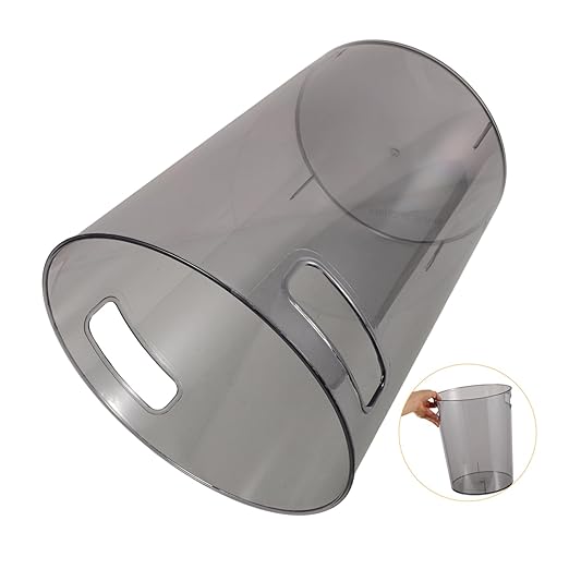 Modern Small Trash Can for Bedroom Plastic Garbage Bin Easy-Access Wastebasket for Home Office Stylish Design Fits Any Decor for Compact Spaces
